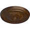 Ekena Millwork Reece Ceiling Medallion (Fits Canopies up to 2 3/8"), Hnd-Painted Root Beer Crackle, 12"OD x 1 3/4"P CM12RERBC - alternate 3
